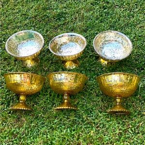 Bundle of Wedding / Event Vintage Glass Centerpiece Vases